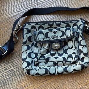 Coach Black and grey Women's Crossbody Bag
